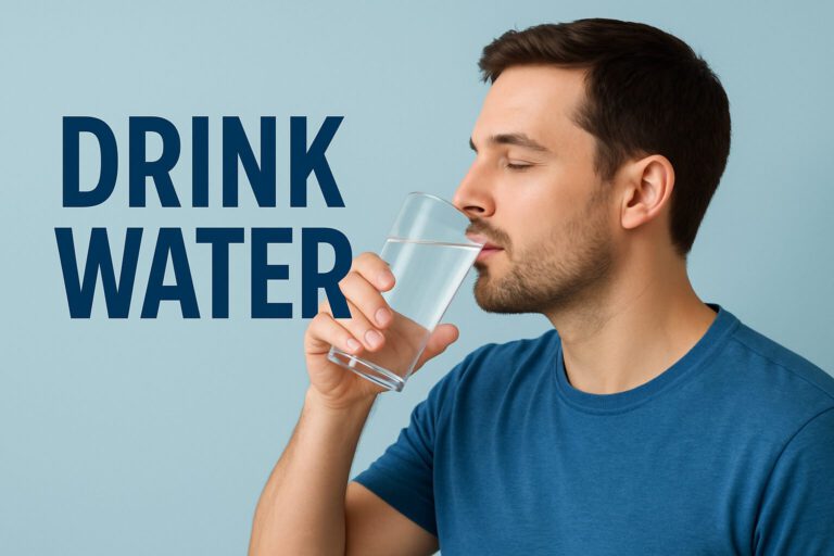 Water drinken